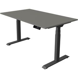 Biurko stojące Kerkmann move 1 stabilny grafit, szary 1270 mm x 1400 mm