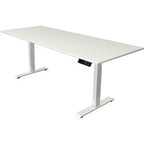 Biurko stojące kerkmann move 1 stabilne białe 1270 mm x 2000 mm