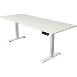 Biurko stojące kerkmann move 1 stabilne białe 1270 mm x 2000 mm