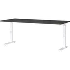 Zit-sta-bureau germania 7912-569uk grafiet, wit c-voet