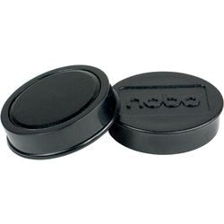 Magnesy magnetyczne Nobo do tablic suchościeralnych - opakowanie 10 sztuk - magnesy 38mm - czarne