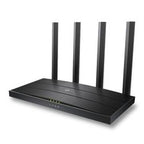 Router zwart 117 mm x 32 mm x 215 mm