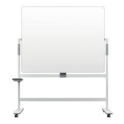 Nobo Move mierzy uchylną tablicę mobilną o wymiarach 150x120cm