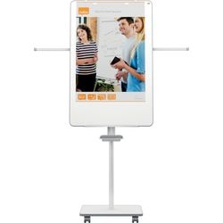 Mobilny flipchart magnetyczny Nobo Move Measure - 70x100cm - biały