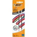 Balpen-navulling bic 4 colours zwart 2 stuks