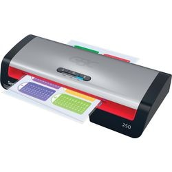 Maszyna do laminowania A4 Gbc 250 office - technologia zapobiegająca zatarciu - czas nagrzewania 1 min - w zestawie. okładki