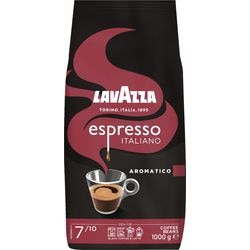 Kawa ziarnista Lavazza espresso italiano aromatico - mieszanka kaw Robusta i Arabika - intensywność 8 10 - 1 kg