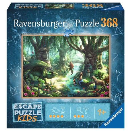 Puzzle Ravensburger 368 elementów Ucieczka dla dzieci z magicznego lasu