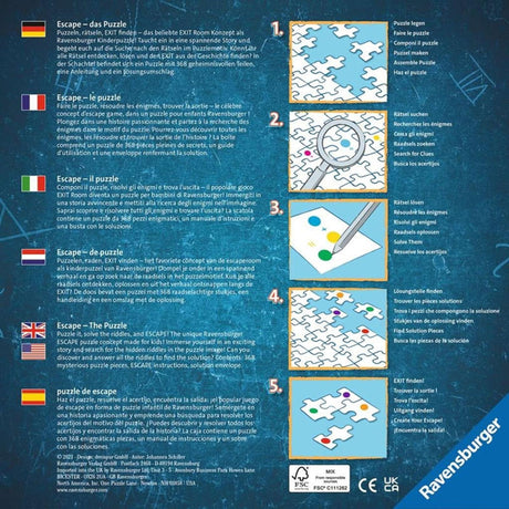 Puzzle Ravensburger 368 elementów Ucieczka dla dzieci z magicznego lasu