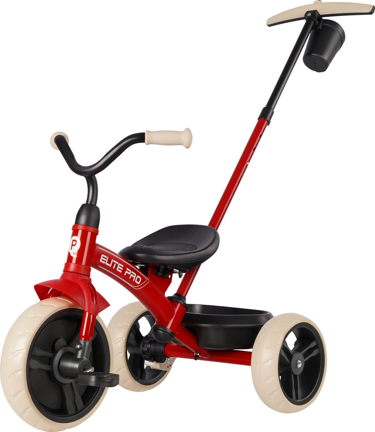 Qplay elite pro trike - red - 2-in-1 driewieler