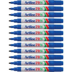 Marker permanentny artline 70 ultra 1,5mm niebieski okrągły przyjazny dla środowiska