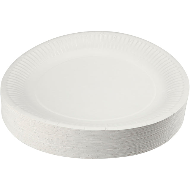 Talerz papierowy, śr. 23 cm, 100 sztuk 1 opakowanie