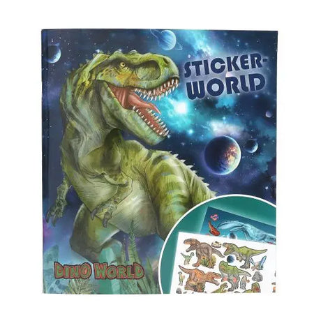 Książka z naklejkami Depesche Dino World