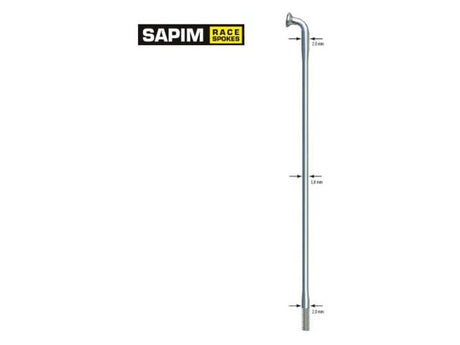 Szprychy Sapim Racing 14x284 czarne warsztatowe (100)
