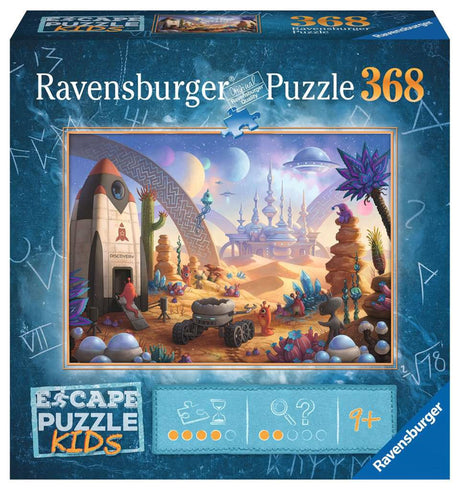 Puzzle Ravensburger dla dzieci „Escape Mission” w kosmosie, 368 elementów