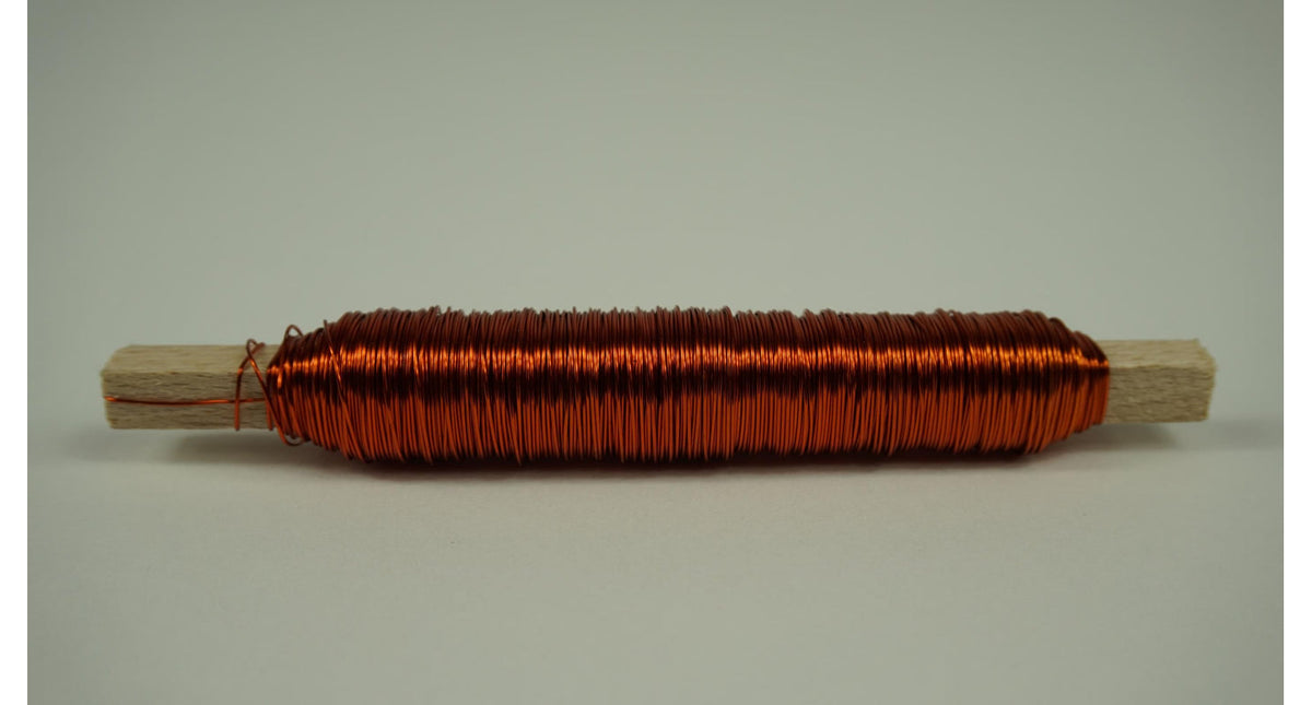 Klosje draad d en d gekleurd oranje