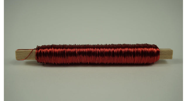 Klosje draad d en d gekleurd rood