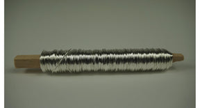 Klosje draad d en d gekleurd zilver