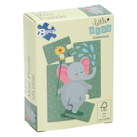 Mini puzzle ze zwierzętami, 8 szt.