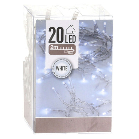 Białe oświetlenie LED, 20 świateł