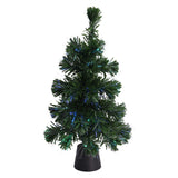 LED z włókna choinki, 45 cm