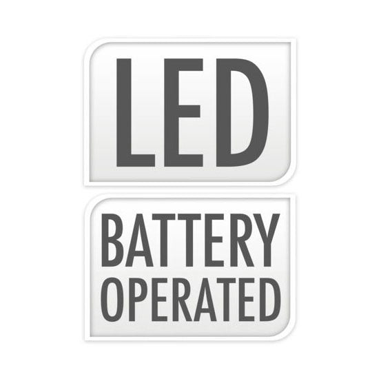 Wioska bożonarodzeniowa z diodami LED, 10 szt.
