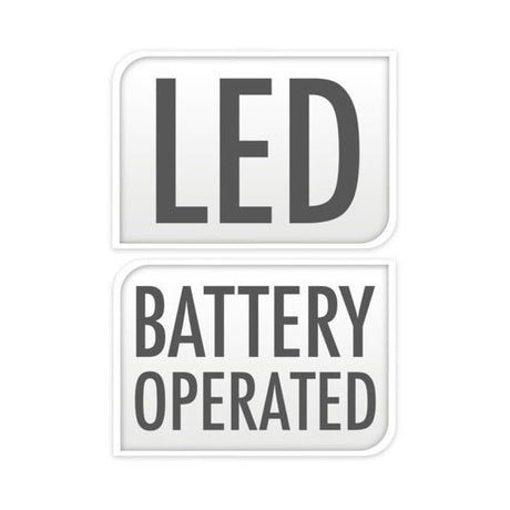 Wioska bożonarodzeniowa z diodami LED, 10 szt.