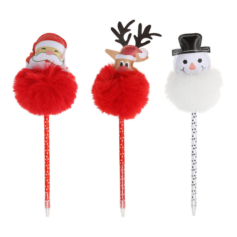 Ballpoint Christmas with pompom, 25 cm