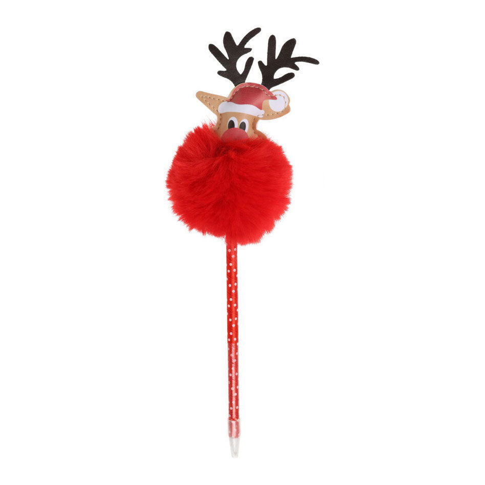 Ballpoint Christmas with pompom, 25 cm