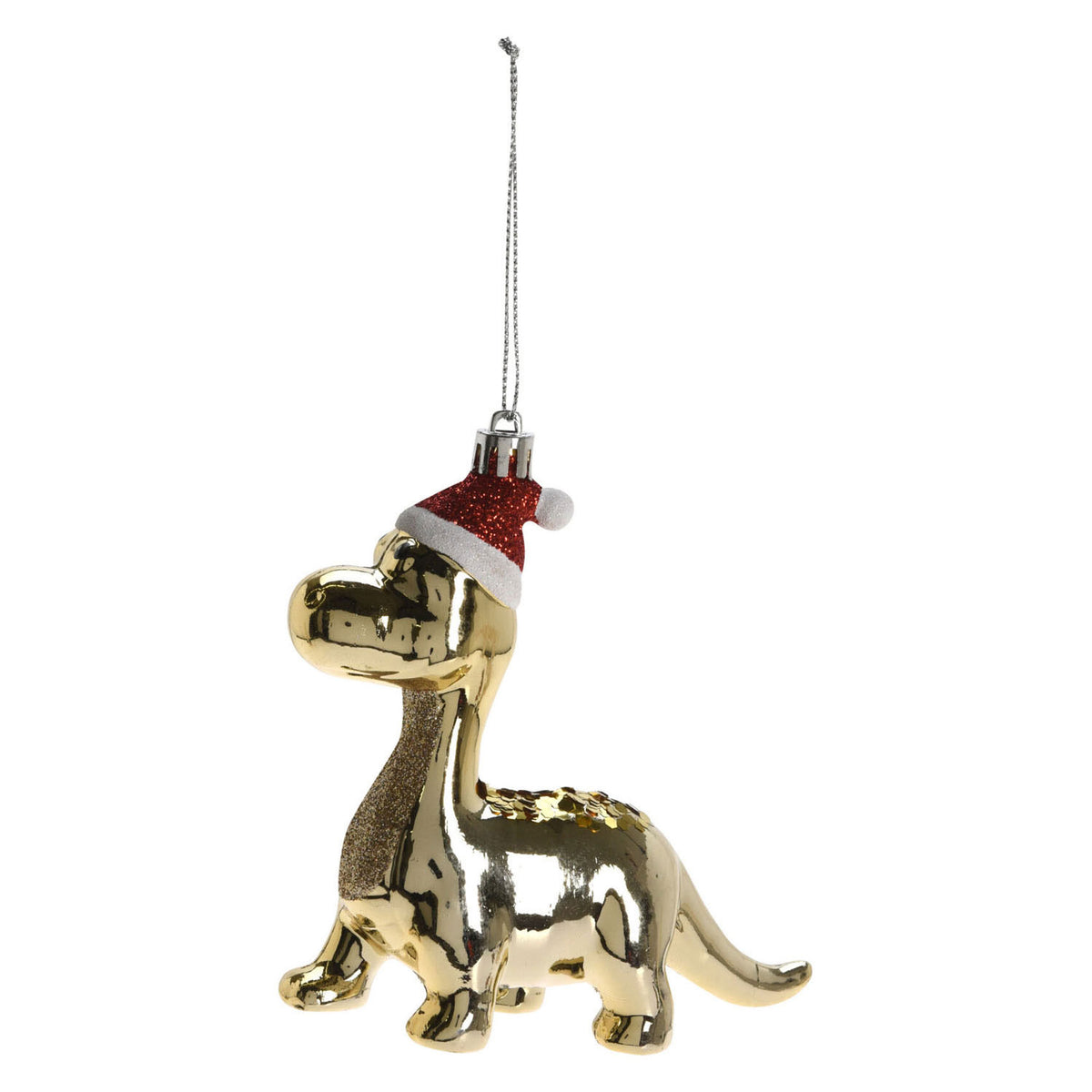 Zawieszka świąteczna dinozaur 12cm, 24 szt.