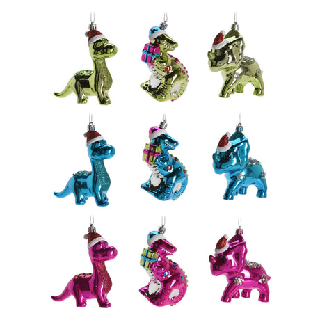 Zawieszka świąteczna dinozaur, 27 szt.