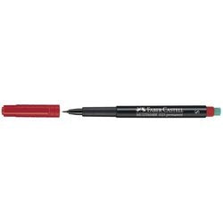 Marker podwieszany faber-castell czerwony trwały
