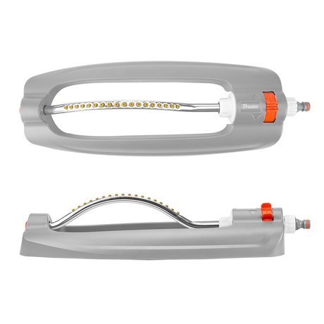 Bradas shuttle sprinkler aluminium schouder wit line