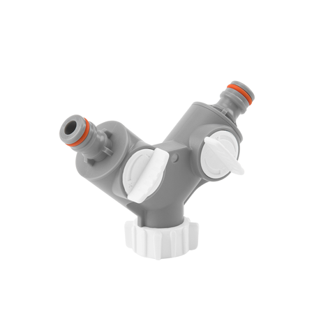 Bradas distributeur 2-drożny gw 3 4 met witte kleppen line