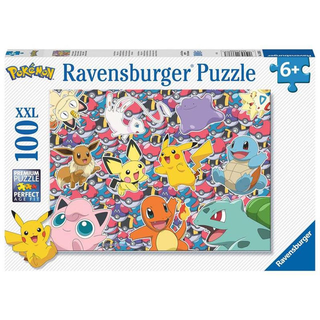 Puzzle Ravensburger pokemon 100 sztuk XL