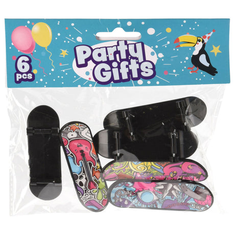 Rozdawane prezenty Finger Skateboard, 6 szt.