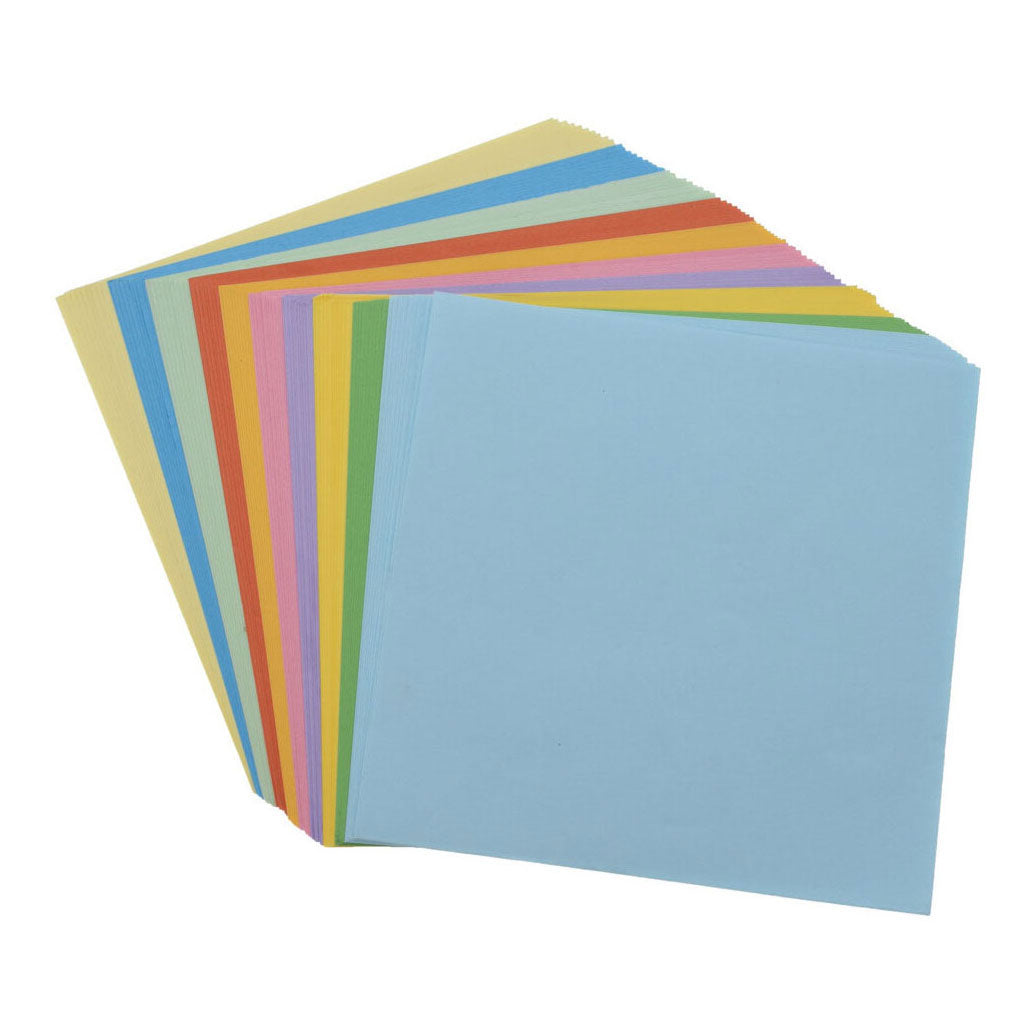 Papier kolorowy kwadrat, 90 arkuszy