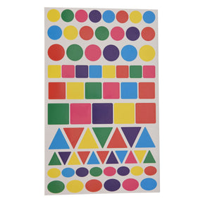 Naklejki geometryczne kształty, 288szt.
