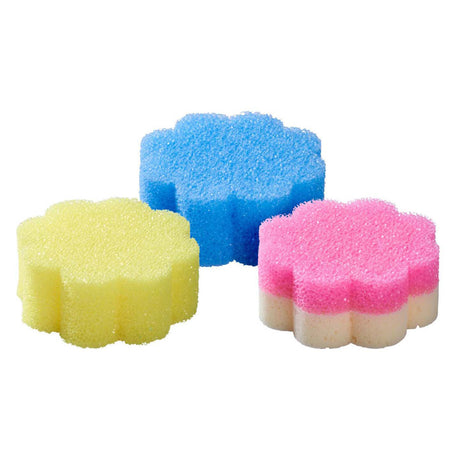 Gąbka do szorowania PU zestaw 3 sztuki śr. 10cm | 12 sztuk