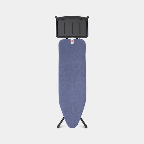 Deska do prasowania Brabantia w kolorze denim blue o wymiarach 124x38 cm z uchwytem na jednostkę parową