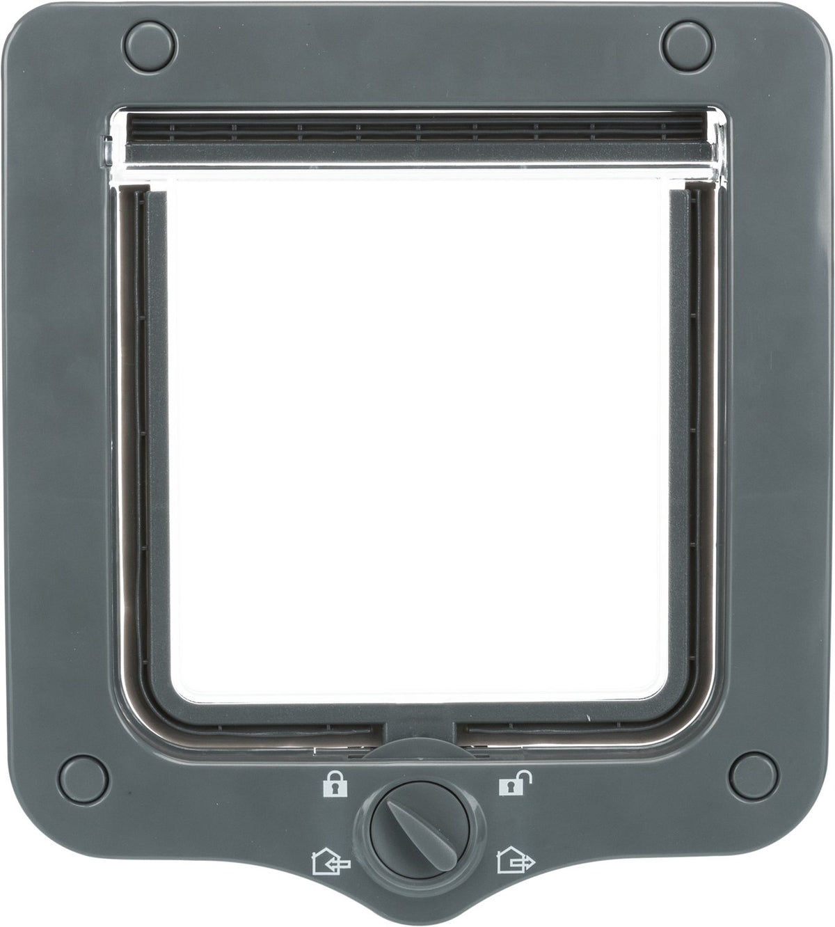 Trixie 4-Way Cat Flap, w tym kawałek tunelu szary