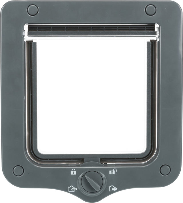 Trixie 4-Way Cat Flap, w tym kawałek tunelu szary