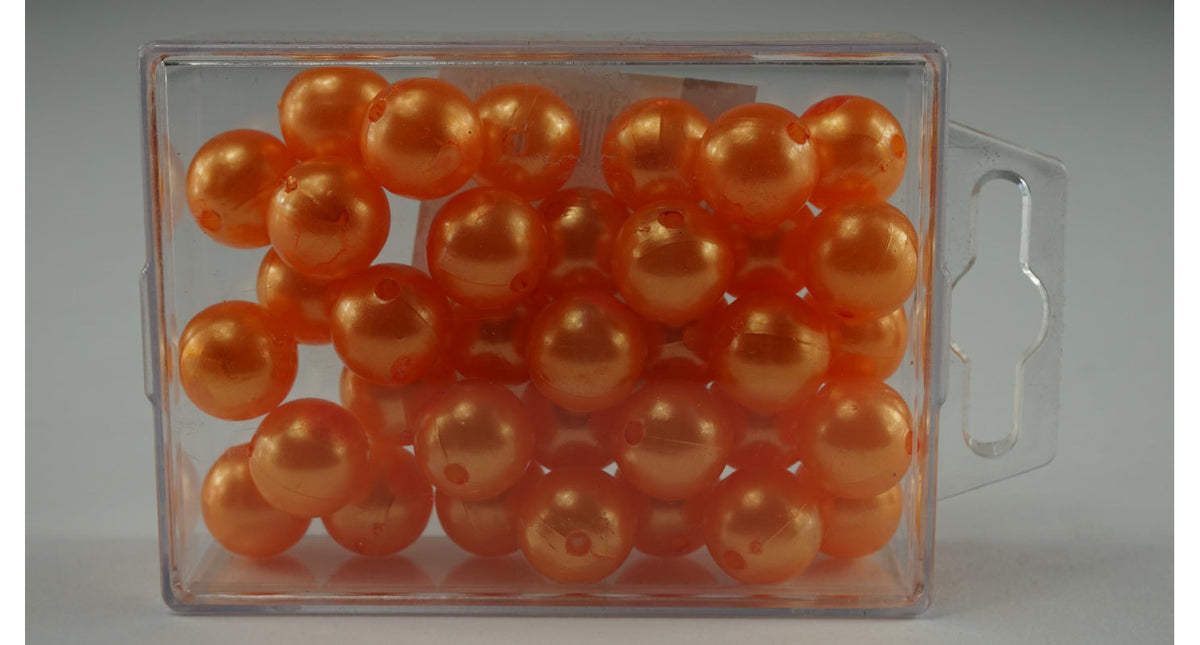 Parels 14 mm oranje 35 stuks