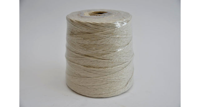 Klos jute touw 1 kilo white