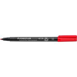 Zakreślacz permanentny Staedtler lumocolor 317-2 m czerwony (10 sztuk)