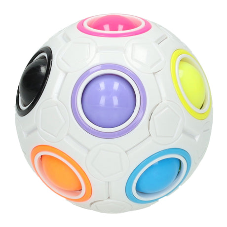 Koopman fidget puzzelbal kleurrijk speelgoed voor kinderen en volwassenen.