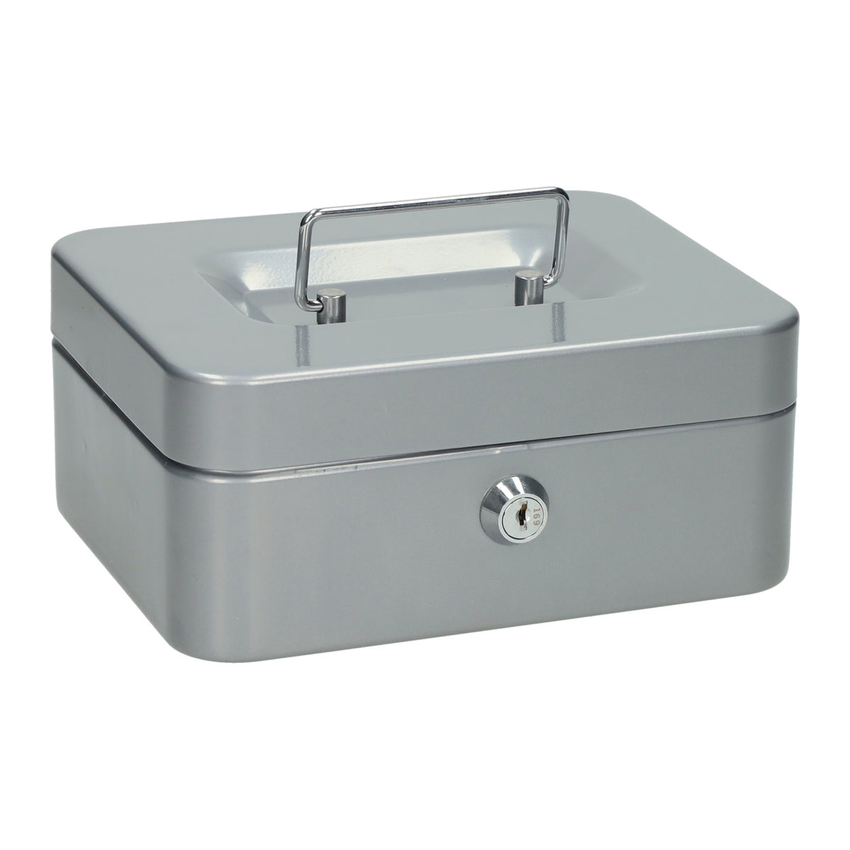 Geldkist van metaal met slot - 20x16x9cm