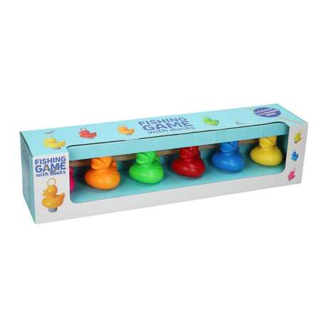 Home styling eenden vangspel - 6 eendjes met 2 hengels - multi