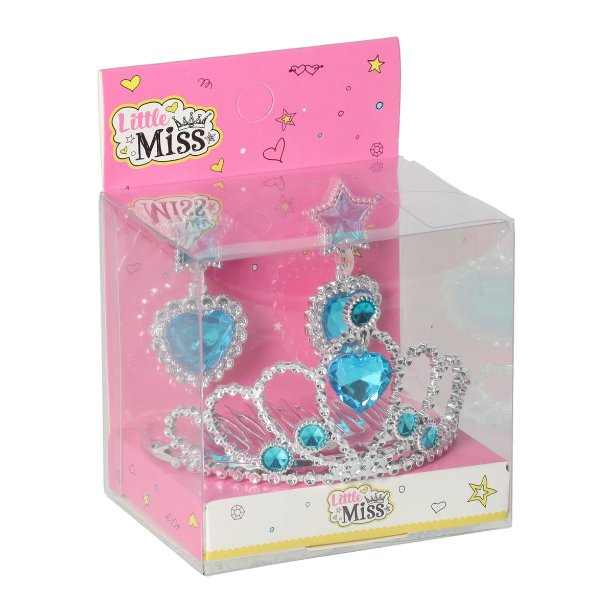 Prinsessen accessoireset tiara en oorbellen