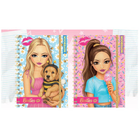 Besties notitieboek neon a6 60 vel 2 assorti